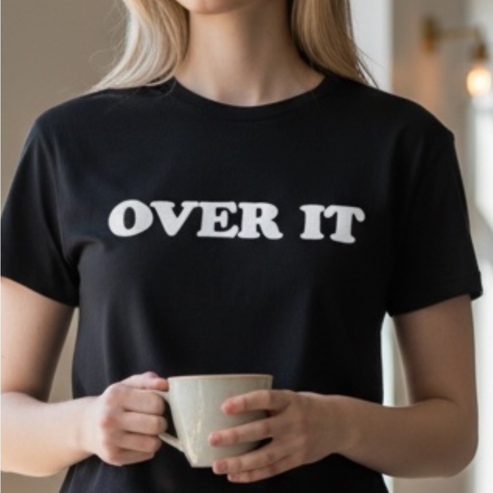 Casual Black Graphic‎ Tee